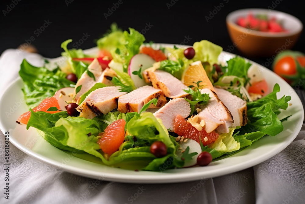 salad with cheese and olives salad with cheese and olives
