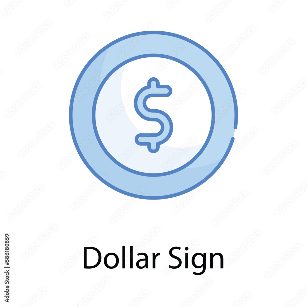 Dollar Sign icon. Suitable for Web Page, Mobile App, UI, UX and GUI design. Dollar Sign icon. Suitable for Web Page, Mobile App, UI, UX and GUI design.