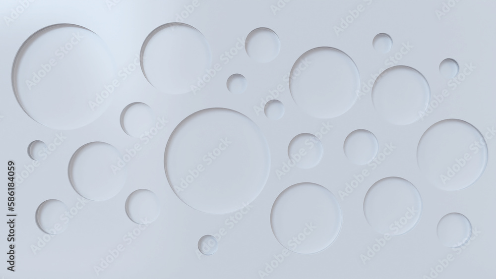Water drops on a white background 3d rendering, 3d illustration Water drops on a white background 3d rendering, 3d illustration