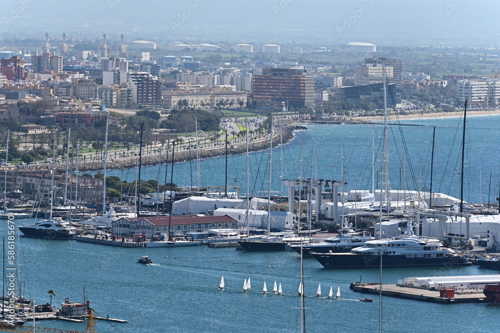 Palma de Mallorca, island Baleares, Spain, marina, harbor, yachts, renovation, shipyard, shipbuilding, luxury, modern,