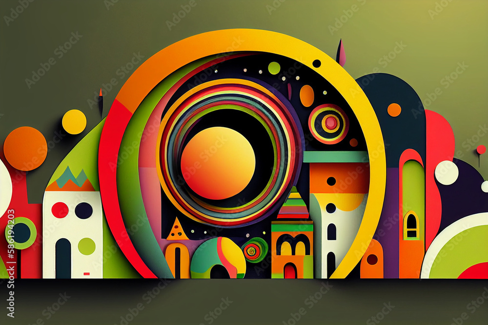 Obraz premium AI generated illustration background material