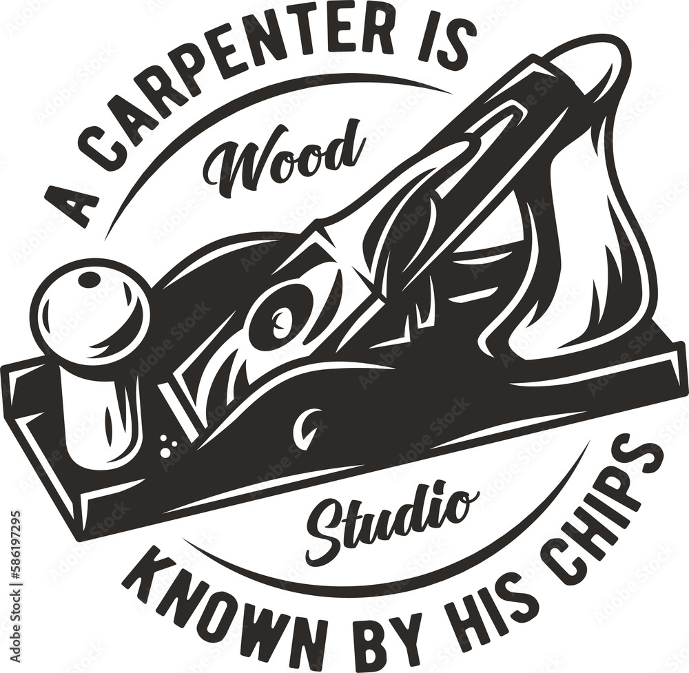 Obraz premium Jointer for wood craft workshop. Carpenter tool or equipment for repair, professional carpentry work