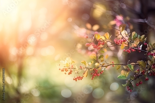 Spring background blur, holiday wallpaper. - Generative - Spring, Background, Blur, Bokeh, Holiday, Wallpaper, Floral, Nature, Green, Pastel, Soft, Light, Delicate, Fresh, Blossom, Bloom, Botanical. © Saulo Collado