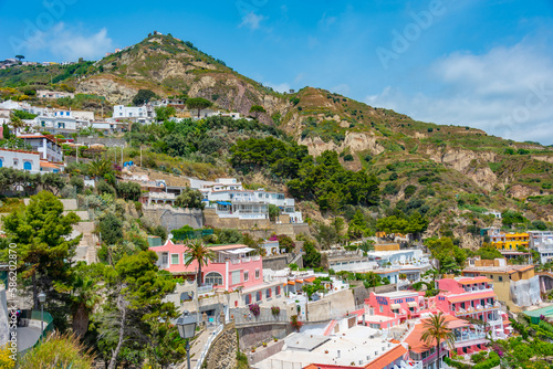 View of Sant'Angelo town at Ischia island, Italy photo