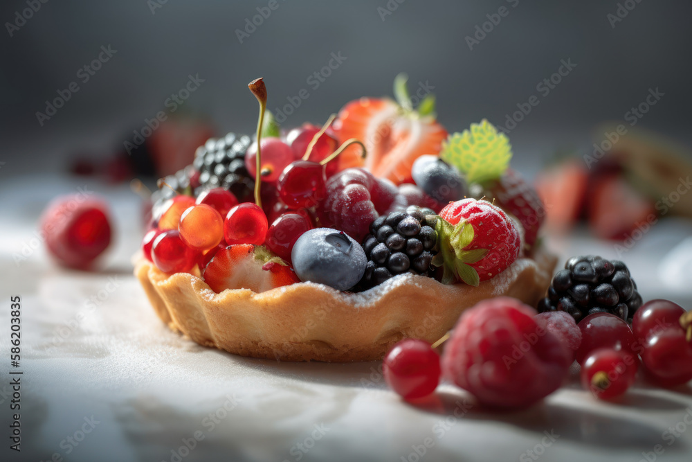 Fresh fruits on table with light from window abstract background. Food and healthy concept. Generative ai Fresh fruits on table with light from window abstract background. Food and healthy concept. Generative ai