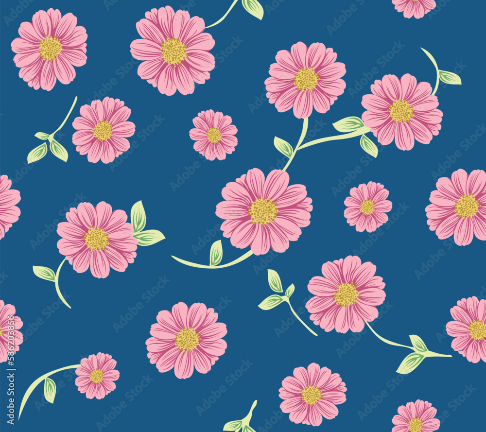 paisley  flower    Design pattern on  background