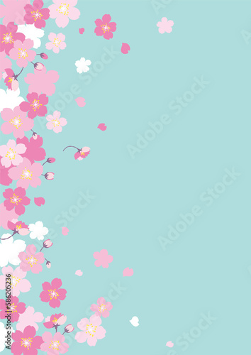 sakura frame 桜フレーム ブルー