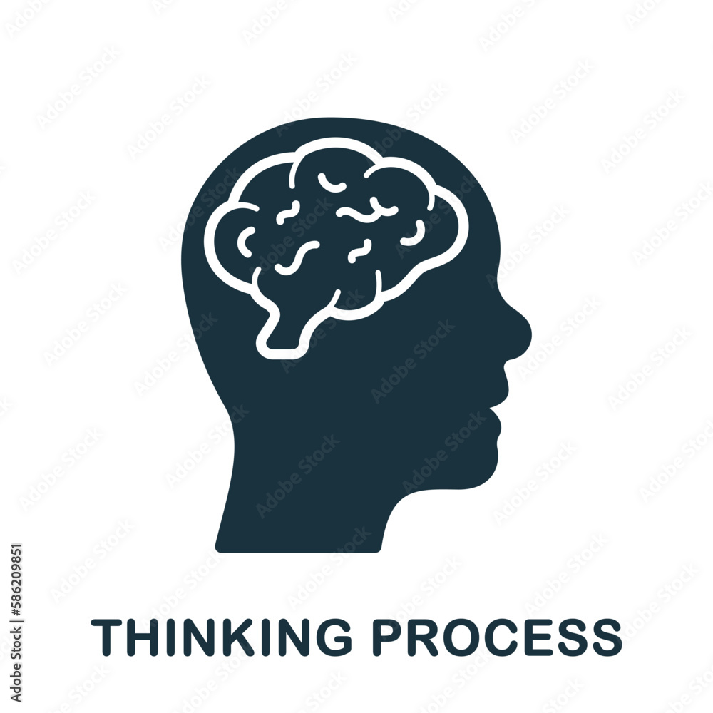 Idea, Brainstorm, Imagination and Cognition Silhouette Icon. Thinking Process Glyph Pictogram. Human Making Decision Solid Sign. Intellectual Innovation Symbol. Isolated Vector Illustration Idea, Brainstorm, Imagination and Cognition Silhouette Icon. Thinking Process Glyph Pictogram. Human Making Decision Solid Sign. Intellectual Innovation Symbol. Isolated Vector Illustration