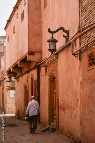 The centuries-old Kashgar Old Town is located in the center of Kashgar. © Yungtao Chang