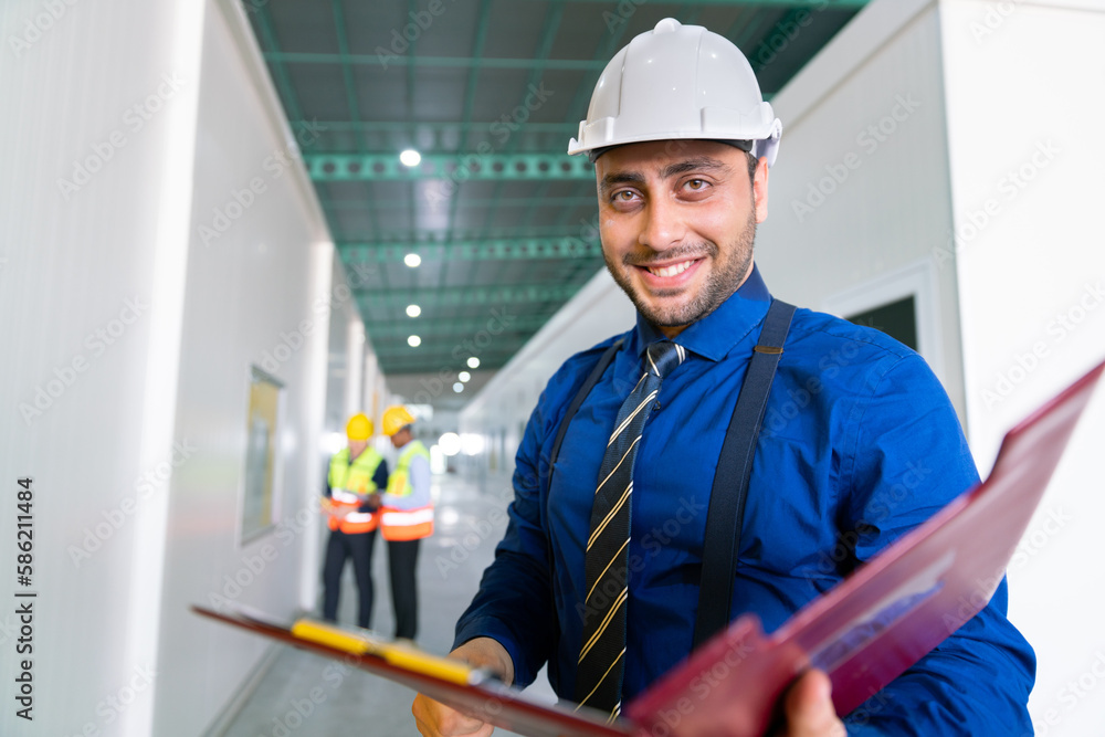 success businessman manager check warehouse factory for equipment and product storage for customer cargo shipping delivery and transportation industrial business with happy colleague teamwork success businessman manager check warehouse factory for equipment and product storage for customer cargo shipping delivery and transportation industrial business with happy colleague teamwork