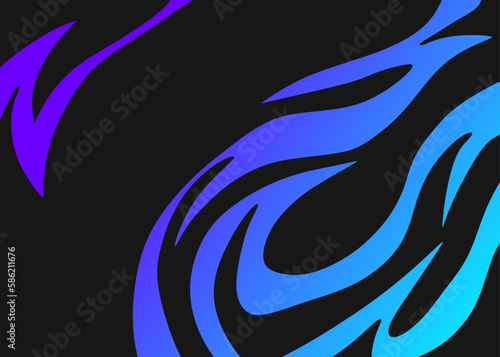 Abstract background with tribal tattoo pattern and with some copy space area