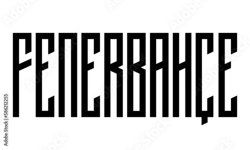 FENERBAHCE Istanbul Logo Emblem Vector Sticker (Fenerbahçe)
