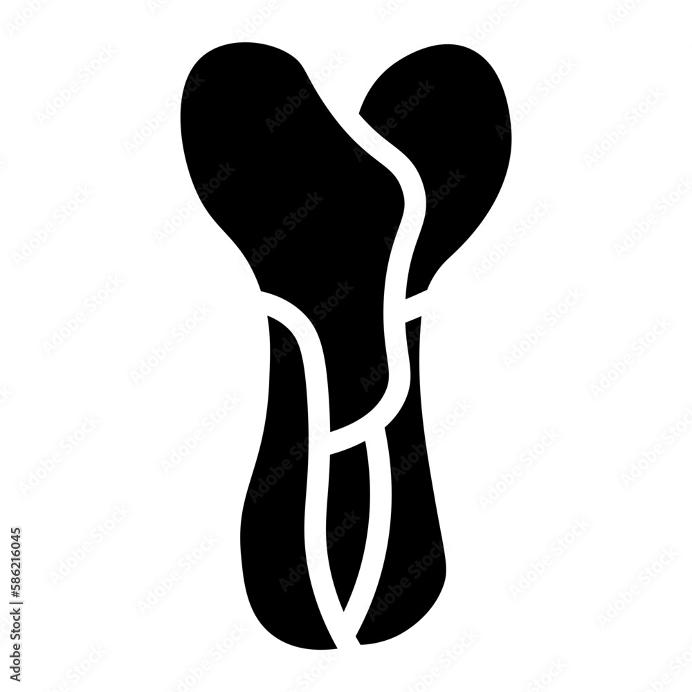 mustard green glyph mustard green glyph