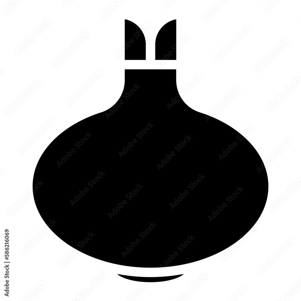 Fototapeta premium pomegranate glyph 