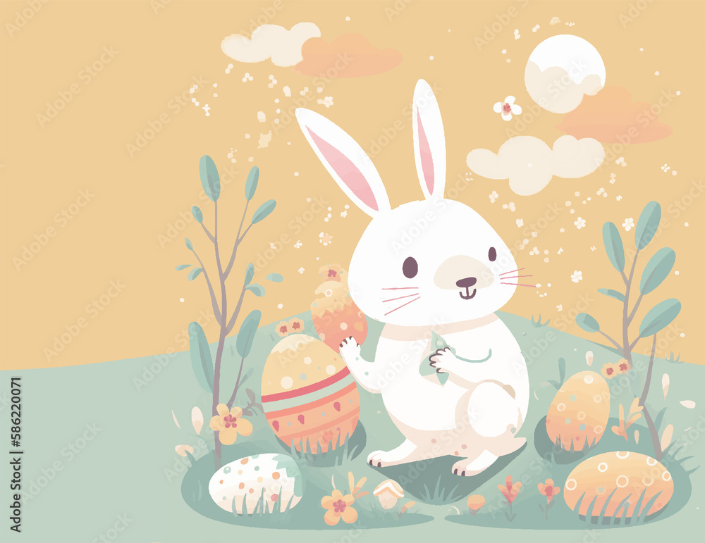 Easter Bunny, easter egg