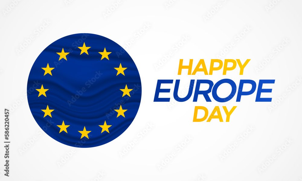 Europe Day is celebrated every year on May 9 to celebrate peace and unity throughout Europe. Vector illustration Europe Day is celebrated every year on May 9 to celebrate peace and unity throughout Europe. Vector illustration