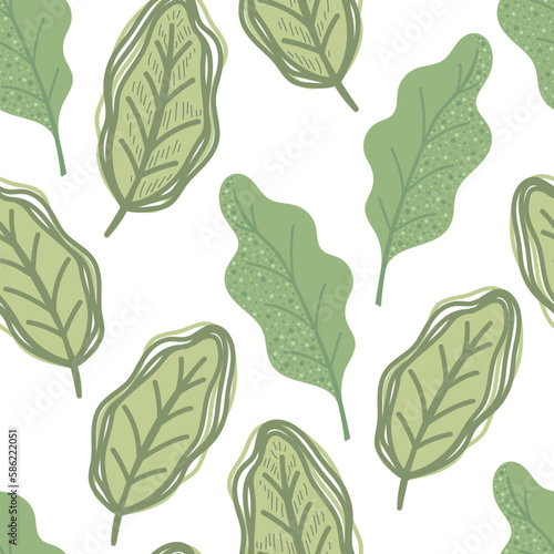 Artistic creative floral seamless pattern. Modern design. Vector illustration