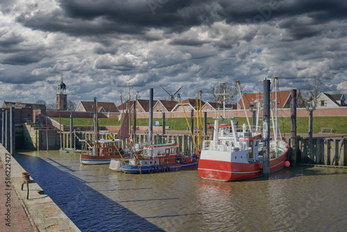 Hafen von Ditzum,Unterems,Rheiderland,Niedersachsen;Ostfriesland,Deutschland photo