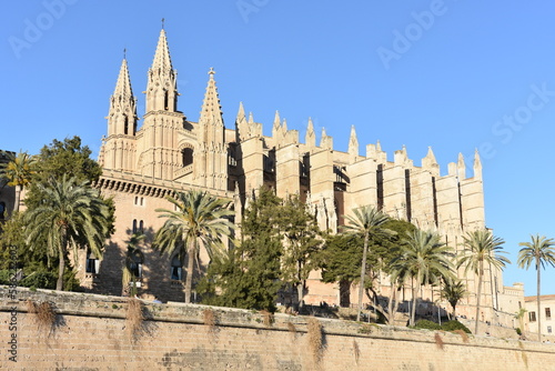 Gothic Cathedral of Palma de Mallorca  Roman Catholic Diocese  island Baleares  Spain  Historical building 