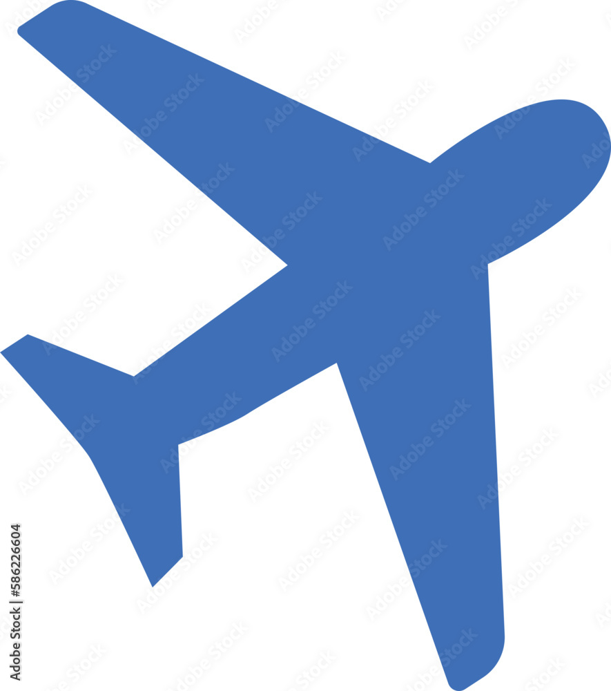Flat Cartoon Organic Hand Drawn Airplane Flat Cartoon Organic Hand Drawn Airplane