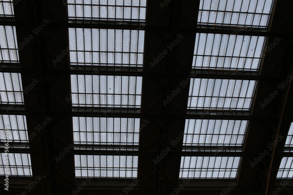 Fototapeta premium Toiture de la gare de Lille