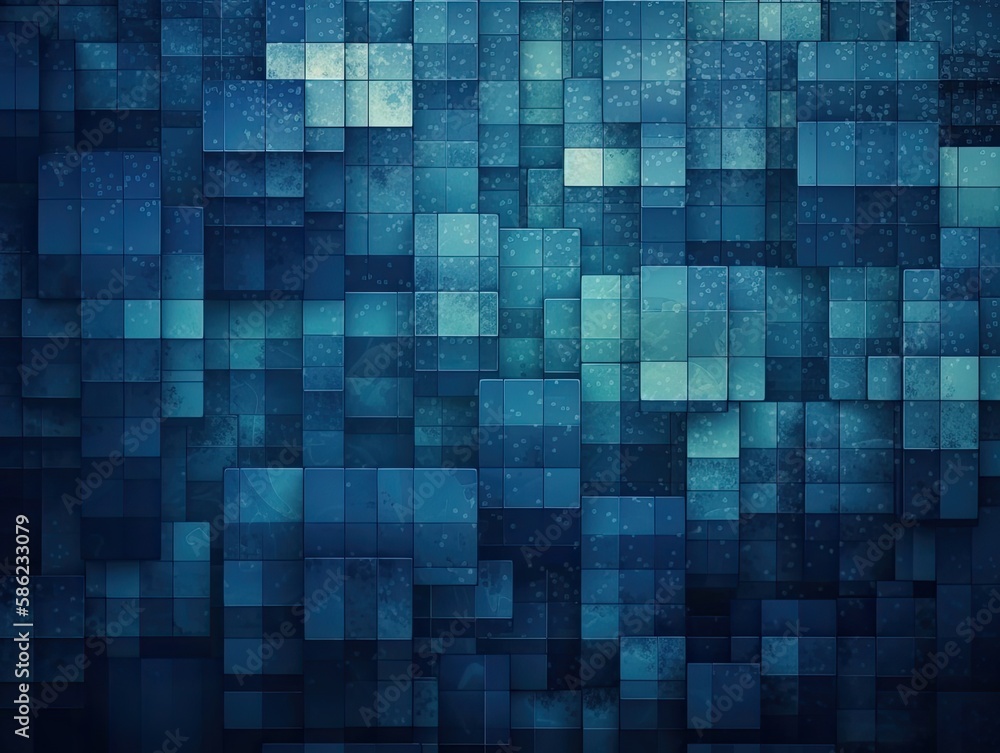 Abstract Blue Texture Seamless Pattern Tile with Subtle Tech Future Influences created using Generative AI Abstract Blue Texture Seamless Pattern Tile with Subtle Tech Future Influences created using Generative AI