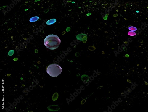 Wallpaper Mural Imaginatory fractal abstract background Image Torontodigital.ca