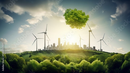 Climate action with carbon-neutral solutions - Generative AI