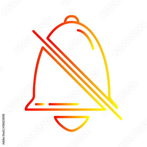 silent bell icon