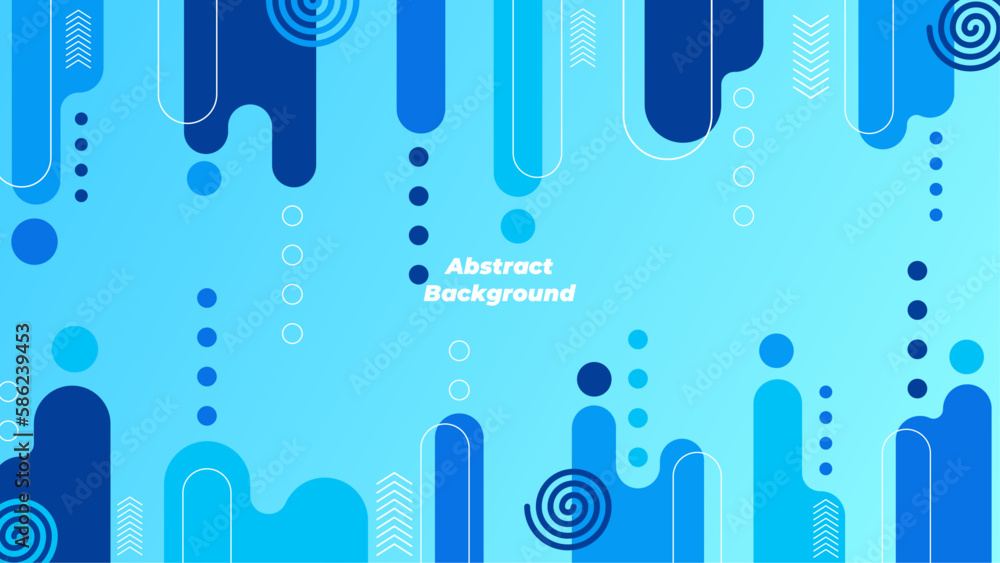 Abstract gradient dynamic blue lines background
