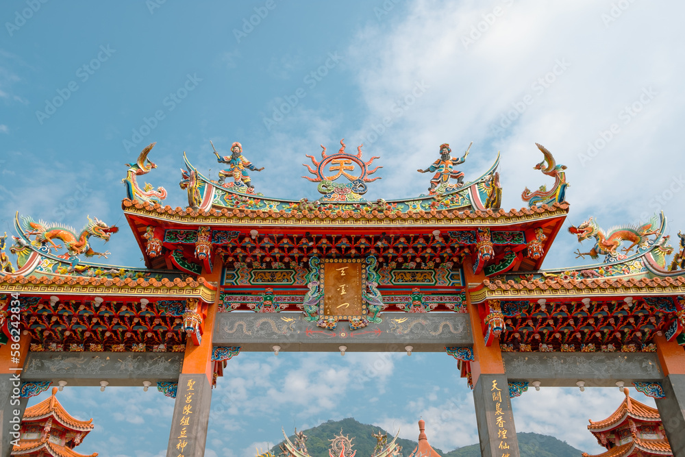 Tianyuan temple in Tamsui, New Taipei City, Taiwan