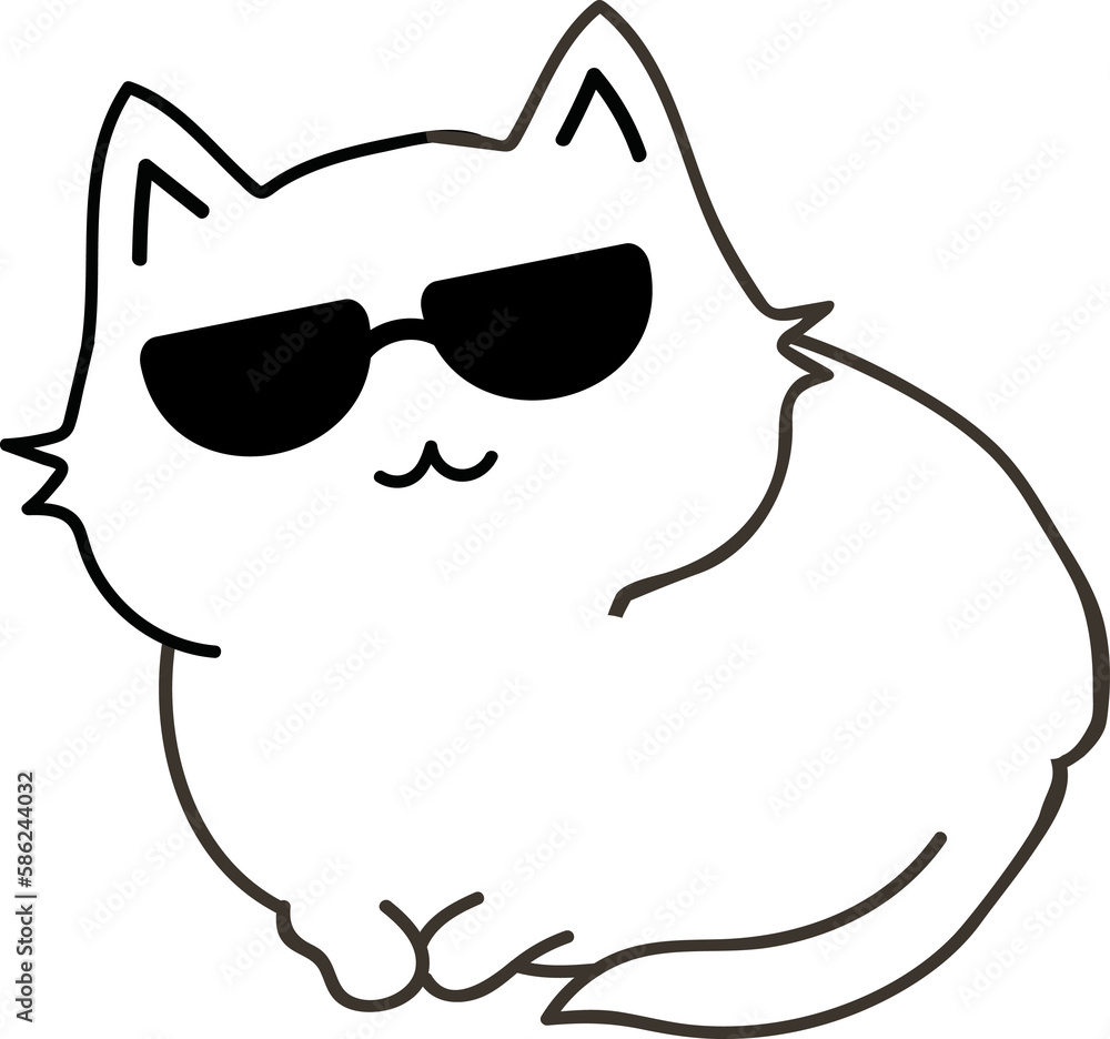 cute cat with glasses cute cat with glasses