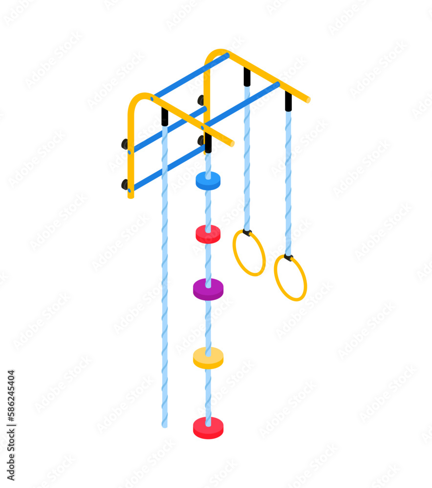 Children Sport Equipment Icon Children Sport Equipment Icon