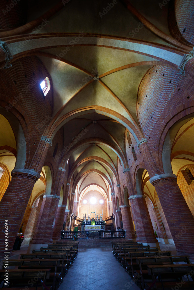 Fototapeta premium Medieval abbey of Morimondo, Italy