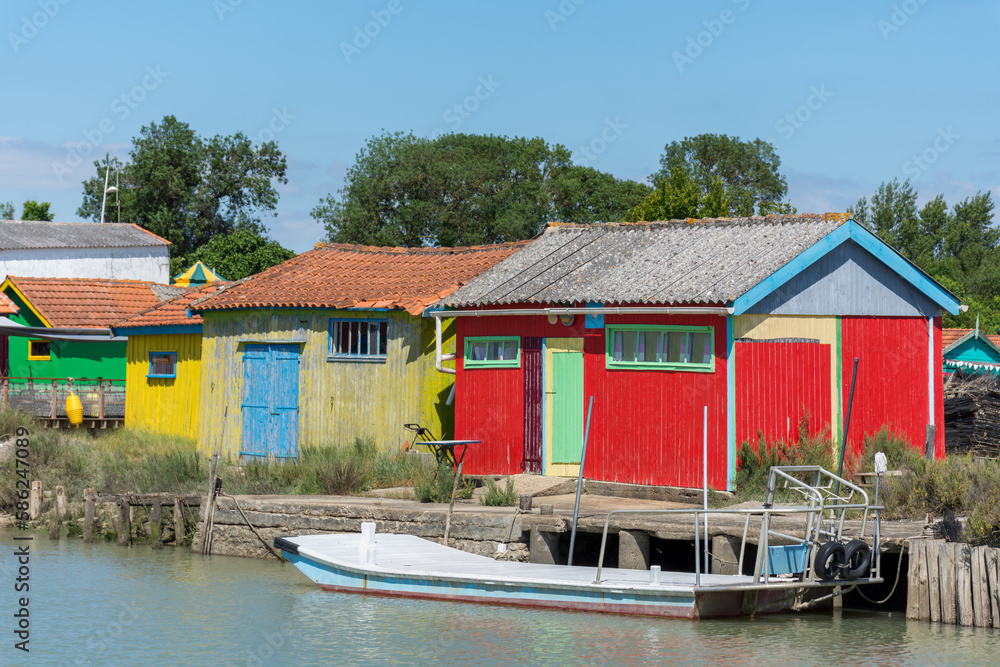 Foto de Ile d’Oléron (Charente-Maritime, France), cabanes de pêcheurs