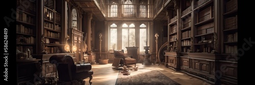 Ancient stately home interi...