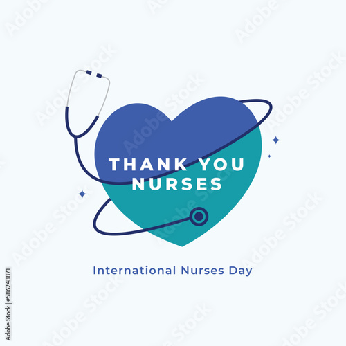 Thank you nurses. International nurses day photo