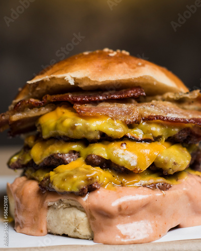 Triple Cheeseburger