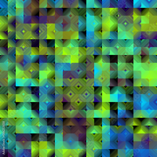 Geometric abstract pattern moire overlay style. Abstract square texture