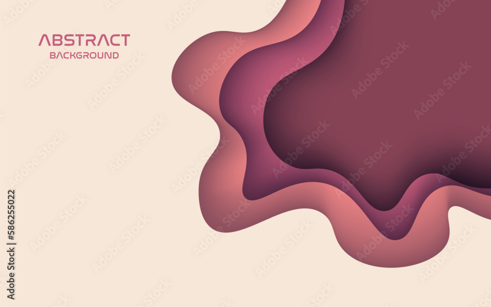 abstract dynamic brown liquid color wavy layers dimension papercut background. eps10 vector abstract dynamic brown liquid color wavy layers dimension papercut background. eps10 vector