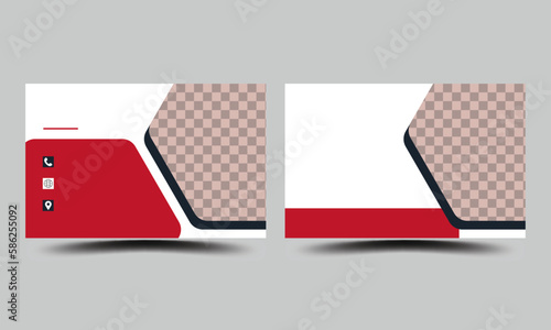 Professional modern creative business card tamplates.Personal visiting card with company logo.