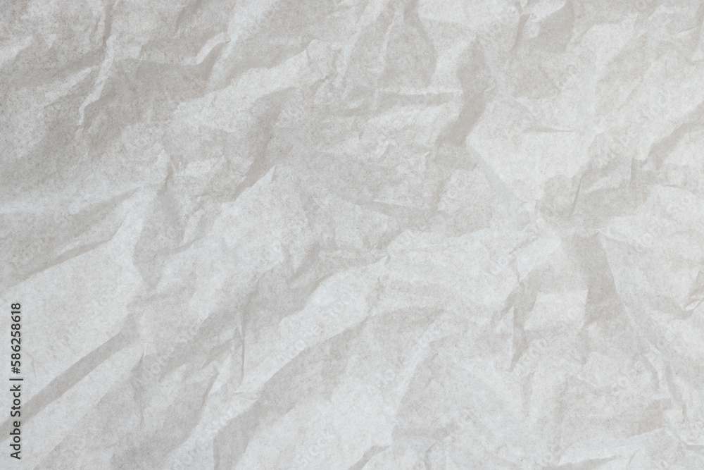 Naklejka premium White crumpled paper texture background
