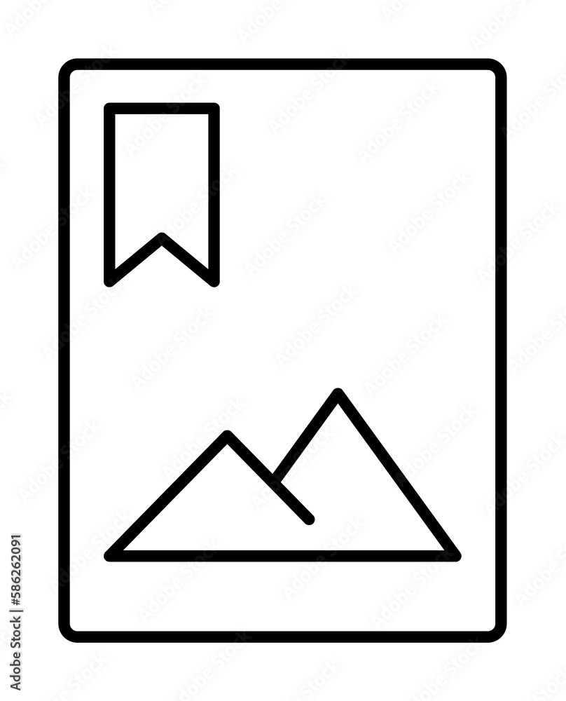 Photo mark sign icon. Element of image sign for mobile concept and web apps illustration. Thin line icon for website design and development, app development. Premium icon Photo mark sign icon. Element of image sign for mobile concept and web apps illustration. Thin line icon for website design and development, app development. Premium icon