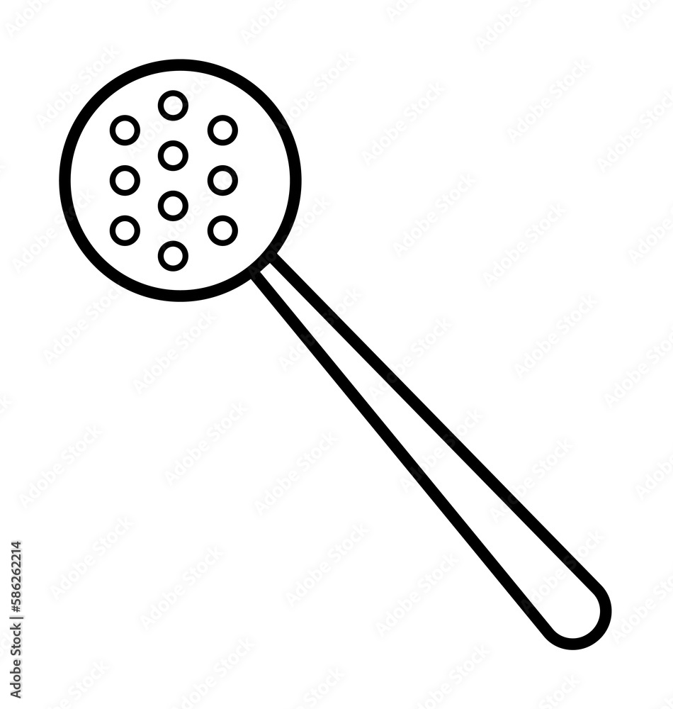 kitchen skimmer simple line icon kitchen skimmer simple line icon