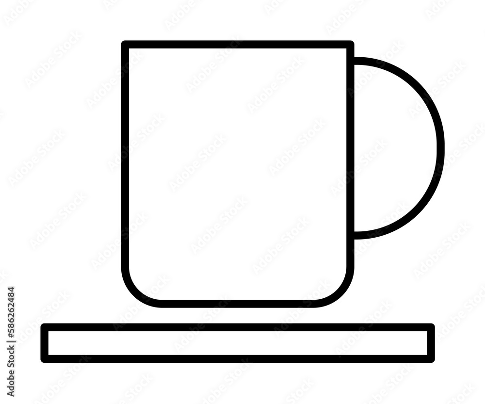 cafe sign icon. Element of navigation sign icon. Thin line icon for website design and development, app development. Premium icon cafe sign icon. Element of navigation sign icon. Thin line icon for website design and development, app development. Premium icon