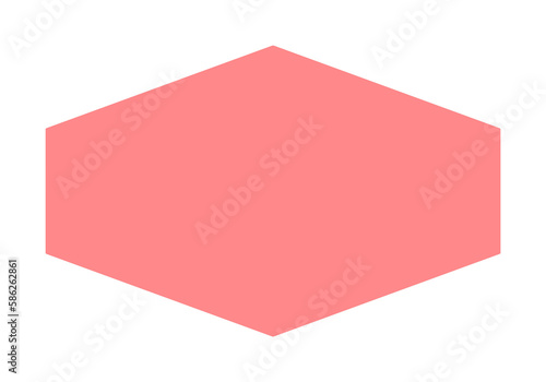 hexagon icon. Element of material arrow symbol icon for mobile concept and web apps. Color hexagon icon can be used for web and mobile