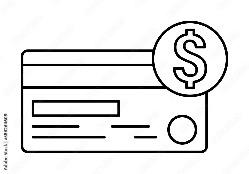 Bank, card, dollar icon. Element of cash machine Bank, card, dollar icon. Element of cash machine