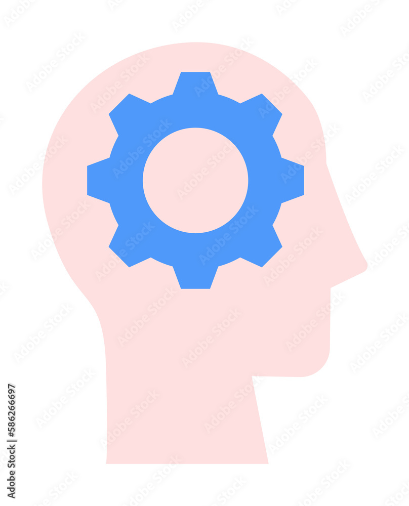 head gear icon. Simple color elements of brain process icons for ui and ux, website or mobile application head gear icon. Simple color elements of brain process icons for ui and ux, website or mobile application