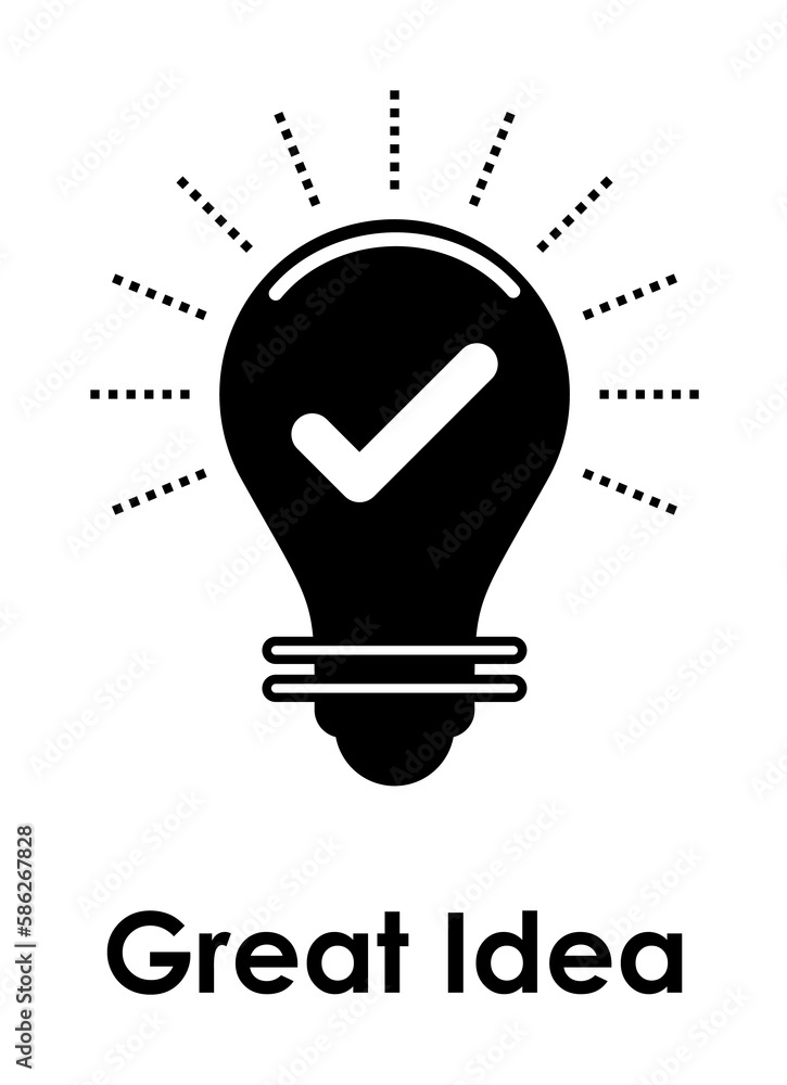 bulb, check, great idea icon. Element of business icon for mobile concept and web apps. Detailed bulb, check, great idea icon can be used for web and mobile bulb, check, great idea icon. Element of business icon for mobile concept and web apps. Detailed bulb, check, great idea icon can be used for web and mobile