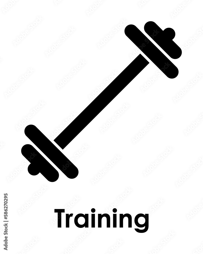 dumbbells, training icon. One of business collection icons for websites, web design, mobile app dumbbells, training icon. One of business collection icons for websites, web design, mobile app